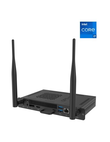BenQ TEY41-i7 Intel® Core™ i7 i7-1255U 16 GB DDR4-SDRAM 256 GB SSD Windows 11 Pro Telaio montato a rack PC Nero