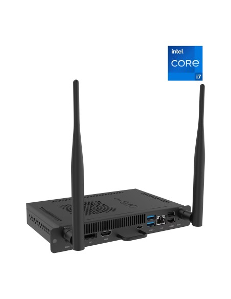 BenQ TEY41-i7 Intel® Core™ i7 i7-1255U 16 GB DDR4-SDRAM 256 GB SSD Windows 11 Pro Telaio montato a rack PC Nero