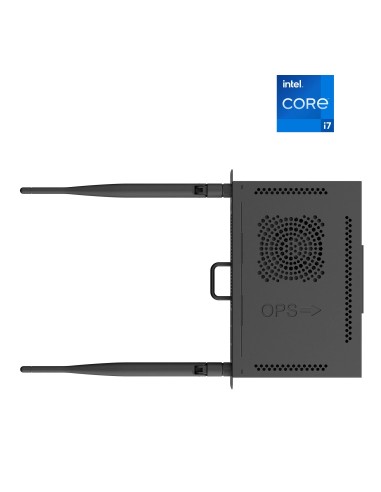 BenQ TEY41-i7 Intel® Core™ i7 i7-1255U 16 GB DDR4-SDRAM 256 GB SSD Windows 11 Pro Telaio montato a rack PC Nero