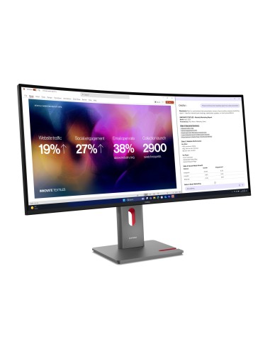 Lenovo ThinkVision P40WD-40 Monitor PC 100,8 cm (39.7") 5120 x 2160 Pixel WUHD LED Nero