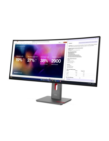 Lenovo ThinkVision P40WD-40 Monitor PC 100,8 cm (39.7") 5120 x 2160 Pixel WUHD LED Nero