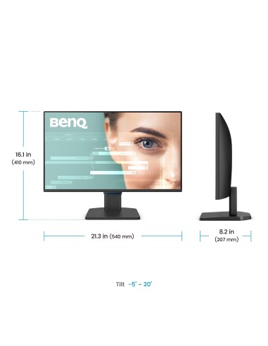 BenQ GW2490C Monitor PC 60,5 cm (23.8") 1920 x 1080 Pixel Full HD Nero