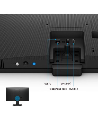 BenQ GW2490C Monitor PC 60,5 cm (23.8") 1920 x 1080 Pixel Full HD Nero