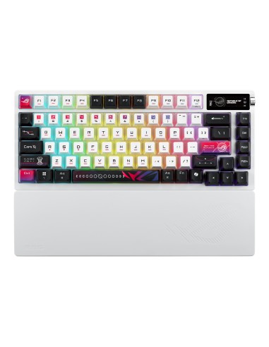 ASUS ROG Azoth X tastiera Gaming USB + RF Wireless + Bluetooth Nero, Bianco