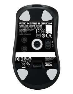 ASUS ROG Keris II Origin BLK mouse Gaming Mano destra RF Wireless + Bluetooth + USB Type-A Ottico 42000 DPI 2