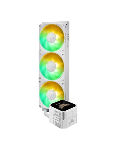 ASUS TUF Gaming LC III 360 ARGB LCD White Edition Processore Raffreddatore di liquidi tutto in uno 12 cm Bianco 1 pz