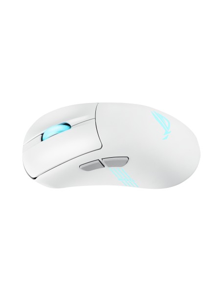 ASUS ROG Keris II Origin WHT mouse Gaming Mano destra RF Wireless + Bluetooth + USB Type-A Ottico 42000 DPI