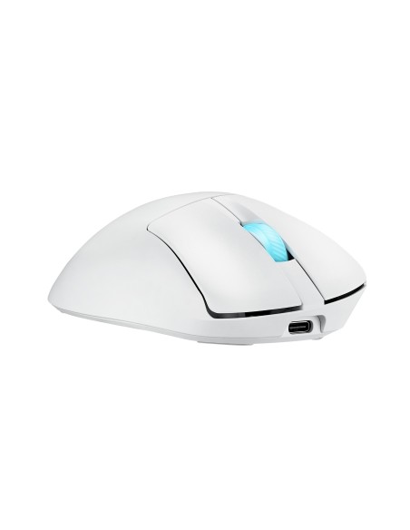 ASUS ROG Keris II Origin WHT mouse Gaming Mano destra RF Wireless + Bluetooth + USB Type-A Ottico 42000 DPI