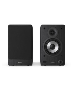 Sharp Bookshelf Speakers 2-vie Nero Con cavo e senza cavo 60 W 2