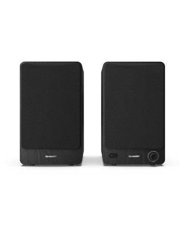 Sharp Bookshelf Speakers 2-vie Nero Con cavo e senza cavo 60 W
