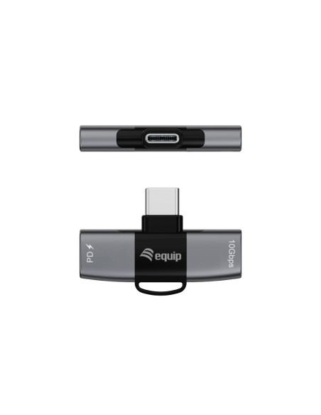 Equip 133479 adattatore per inversione del genere dei cavi USB-C 2 x USB-C Grigio