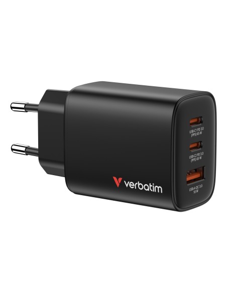 Verbatim 32352 Caricabatterie per dispositivi mobili Universale Nero AC Ricarica rapida Interno