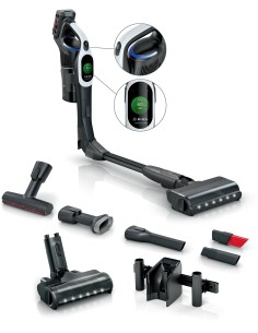 Bosch BCS1041WAC Scopa elettrica, Unlimited 10, Bianco