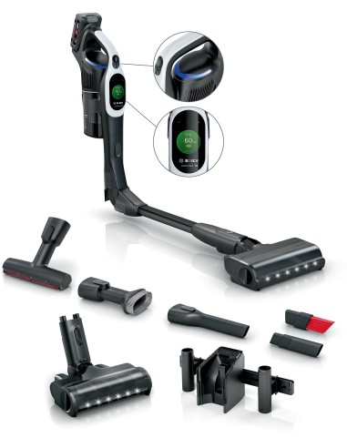 Bosch BCS1041WAC Scopa elettrica, Unlimited 10, Bianco