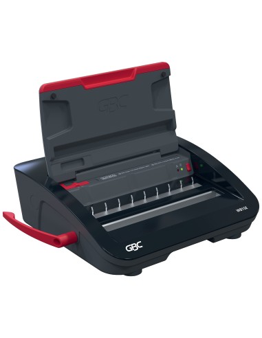 GBC WireBind WB15E Rilegatrice a filo 125 fogli Nero, Rosso