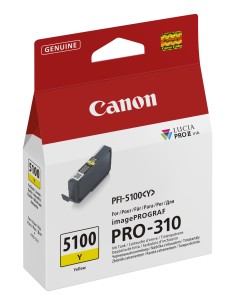 Canon PFI-5100 Y cartuccia d'inchiostro 1 pz Originale Giallo 2