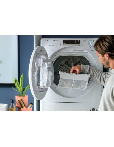 Candy CRO EH10N2TE-S asciugatrice Libera installazione Caricamento frontale 10 kg Bianco