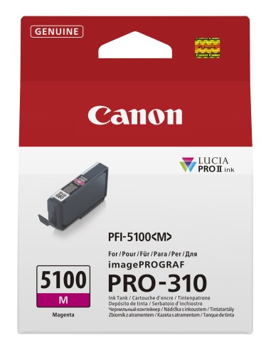 Canon PFI-5100 M cartuccia d'inchiostro 1 pz Originale Magenta