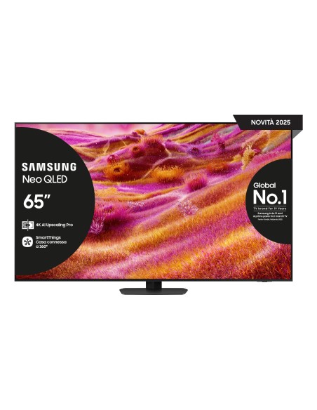 Samsung Neo QLED AI TV 65" QE65QN90FATXZT 4K Mini LED, Processore NQ4 AI Gen3, 4K AI Upscaling Pro, Motion Xcelerator 165Hz,