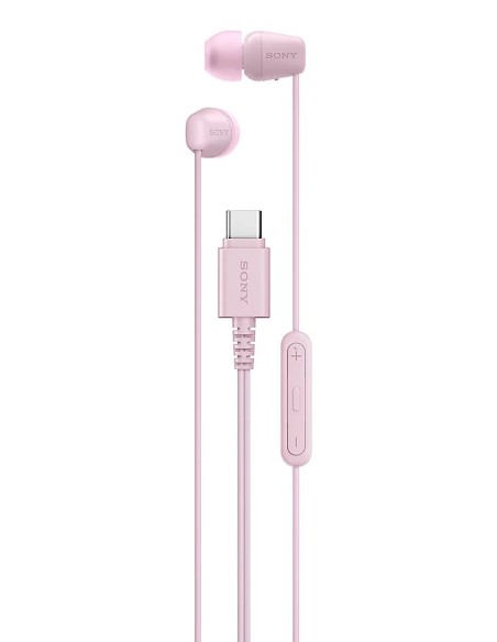 Sony IER-EX15C Auricolare Cablato In-ear Musica e Chiamate USB tipo-C Rosa