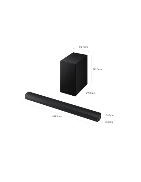 Samsung B-Series Soundbar HW-B450F ZF, Audio 2.1 canali, Wireless Dolby 2ch, 2025