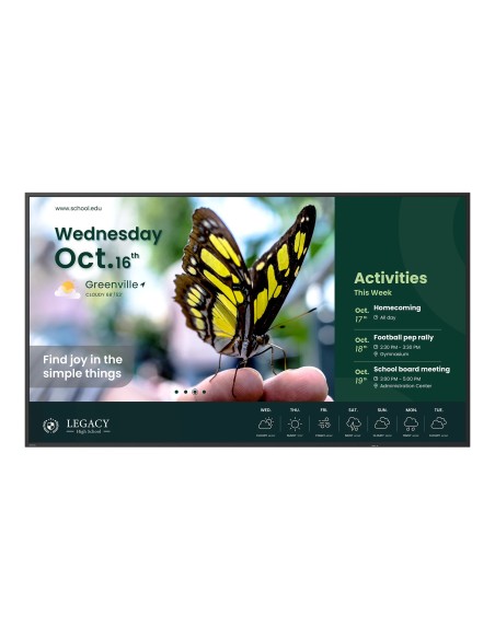 BenQ ST4304 Pannello piatto per segnaletica digitale 109,2 cm (43") LCD 350 cd m² 4K Ultra HD Nero Processore integrato Android