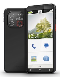 Emporia emporiaSMART.7mini 13,8 cm (5.45") SIM singola Android 15 4G USB tipo-C 6 GB 128 GB 3500 mAh Nero