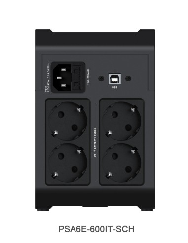 Vertiv PSA6E-600IT-SCH gruppo di continuità (UPS) A linea interattiva 0,6 kVA 315 W 4 presa(e) AC