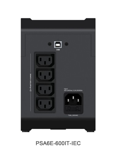 Vertiv PSA6E-600IT-IEC gruppo di continuità (UPS) A linea interattiva 0,6 kVA 315 W 4 presa(e) AC