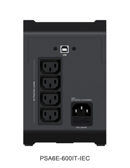 Vertiv PSA6E-600IT-IEC gruppo di continuità (UPS) A linea interattiva 0,6 kVA 315 W 4 presa(e) AC