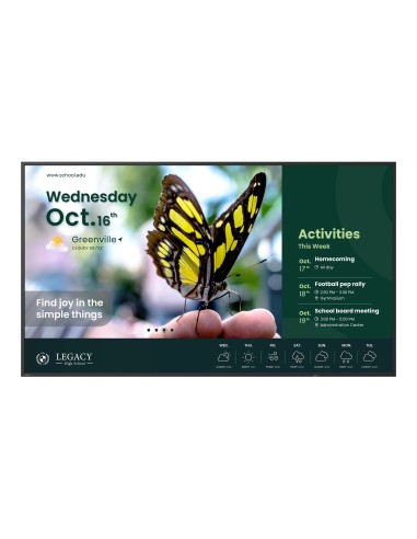 BenQ ST6504 Pannello piatto per segnaletica digitale 165,1 cm (65") LCD 350 cd m² 4K Ultra HD Nero Processore integrato Android