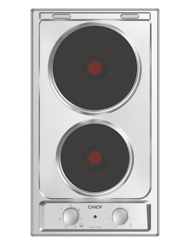 Candy CE32XK Acciaio inox Da incasso 30 cm Piastra sigillata 2 Fornello(i)