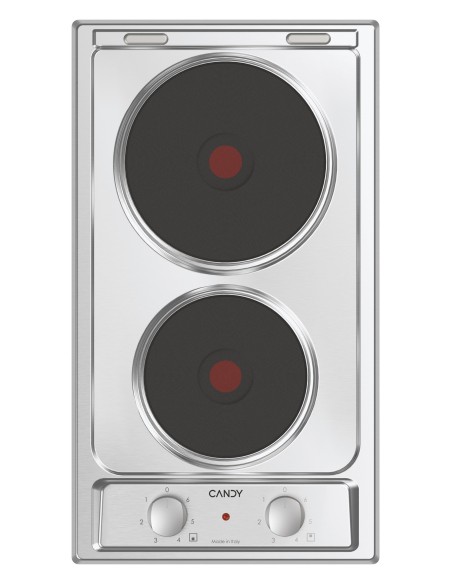 Candy CE32XK Acciaio inox Da incasso 30 cm Piastra sigillata 2 Fornello(i)