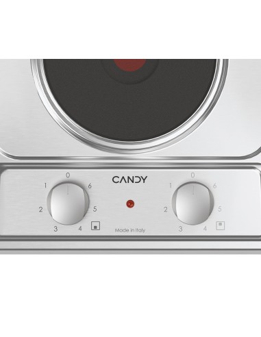 Candy CE32XK Acciaio inox Da incasso 30 cm Piastra sigillata 2 Fornello(i)