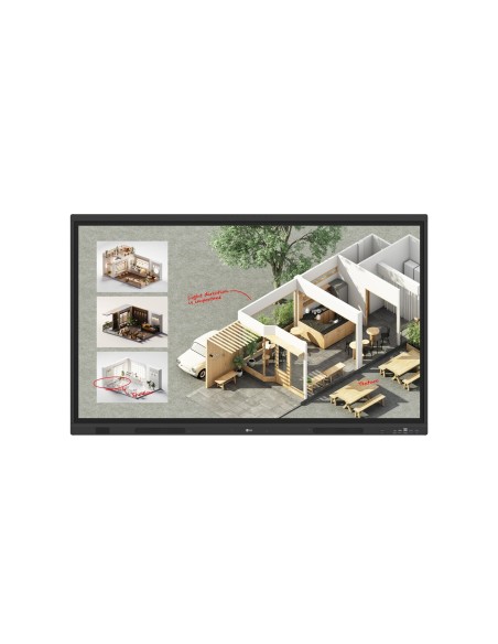 LG CreateBoard Standard lavagna interattiva 139,7 cm (55") 3840 x 2160 Pixel Touch screen Nero