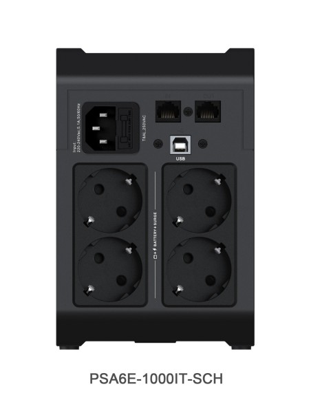 Vertiv PSA6E-1000IT-SCH gruppo di continuità (UPS) A linea interattiva 1 kVA 525 W 4 presa(e) AC