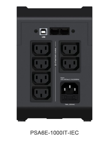 Vertiv PSA6E-1000IT-IEC gruppo di continuità (UPS) A linea interattiva 1 kVA 525 W 6 presa(e) AC