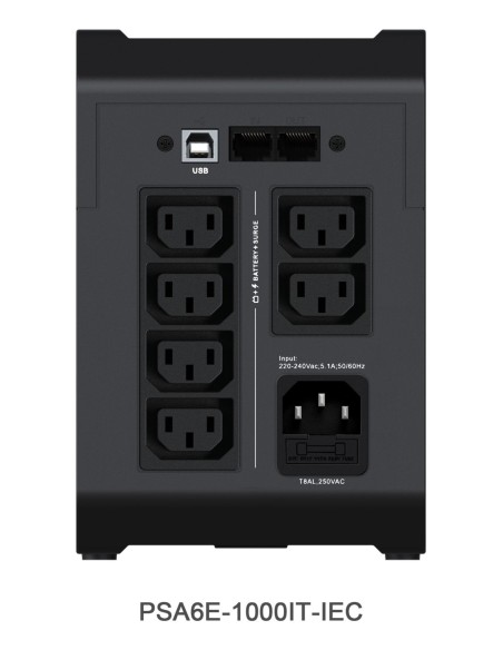 Vertiv PSA6E-1000IT-IEC gruppo di continuità (UPS) A linea interattiva 1 kVA 525 W 6 presa(e) AC