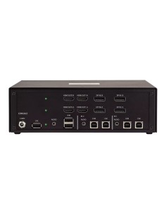 StarTech.com Switch KVM Sicuro a 2 porte quad-monitor, DP, HDMI, 4K 30Hz, KVM desktop NIAP 4.0, Case in metallo, Porta CAC, 2
