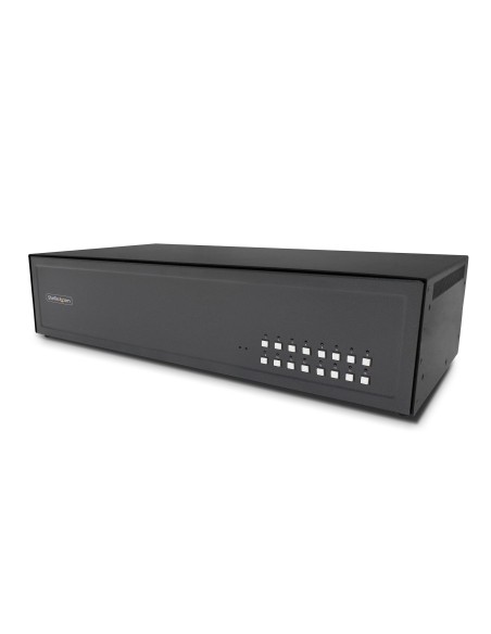 StarTech.com Switch KVM Sicuro a 16 Porte, DVI, KVM Secure Desktop NIAP 4.0, Alloggiamento in Metallo, Porta CAC, Made in USA