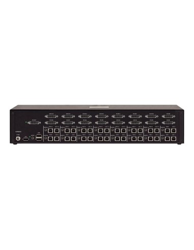 StarTech.com Switch KVM Sicuro a 16 Porte, DVI, KVM Secure Desktop NIAP 4.0, Alloggiamento in Metallo, Porta CAC, Made in USA