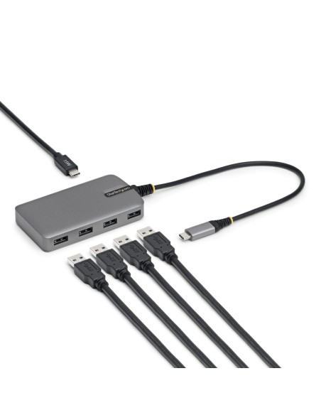 StarTech.com 5G4AC-USB-C-HUB hub di interfaccia USB 3.2 Gen 1 (3.1 Gen 1) Type-C 5000 Mbit s Grigio