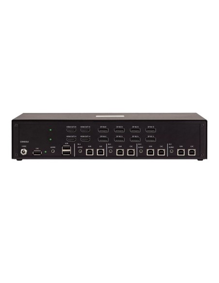 StarTech.com Switch KVM Sicuro a 4 porte quad-monitor, DP, HDMI, 4K 30Hz, KVM desktop NIAP 4.0, Case in metallo, Porta CAC,