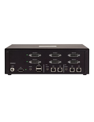 StarTech.com Switch KVM Sicuro a 2 Porte Dual-Monitor, DVI, KVM Secure Desktop NIAP 4.0, Alloggiamento in Metallo, Porta CAC,