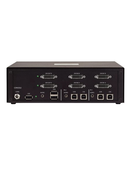 StarTech.com Switch KVM Sicuro a 2 Porte Dual-Monitor, DVI, KVM Secure Desktop NIAP 4.0, Alloggiamento in Metallo, Porta CAC,