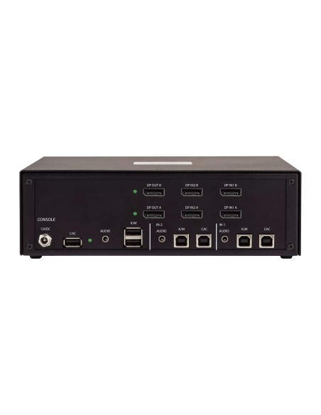 StarTech.com Switch KVM Sicuro a 2 porte per doppio monitor, DisplayPort, 4K 30 Hz, KVM desktop NIAP 4.0, Alloggiamento in