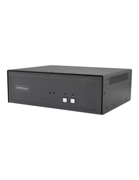 StarTech.com Switch KVM Sicuro a 2 porte, DisplayPort, 4K 30Hz, KVM desktop NIAP 4.0, Alloggiamento in metallo, Made in USA