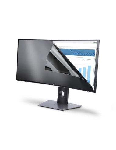 StarTech.com Filtro Privacy per Monitor Curvo Dell U3824DW Ultrawide 21 9, Pellicola Reversibile Opaco Lucido, per la