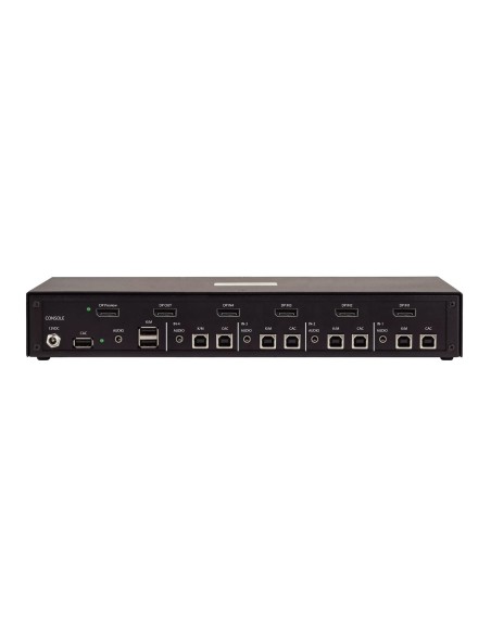 StarTech.com Switch KVM Sicuro a 4 Porte, DisplayPort, 4K 30Hz, KVM Secure Desktop NIAP 4.0, Alloggiamento in Metallo, Porta