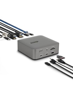 StarTech.com 215UE-TB5USB4DOCK replicatore di porte e docking station per laptop Cablato Thunderbolt 5 Grigio 2